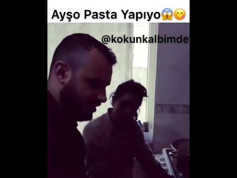 Bornovali ayso bisküvili pasta yapiyor cok komik😂