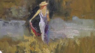 Oil Painting tips and tricks with Max Skoblinsky, episode 2 &quot; Summer Walk &quot; Original Russian version