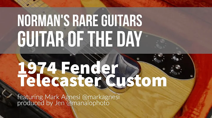 Norman's Rare Guitars - Guitar of the Day: 1974 Fe...