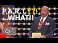 Steve Harvey Asks The PARTY Questions & Gets Some GOOD ANSWERS On Family Feud USA