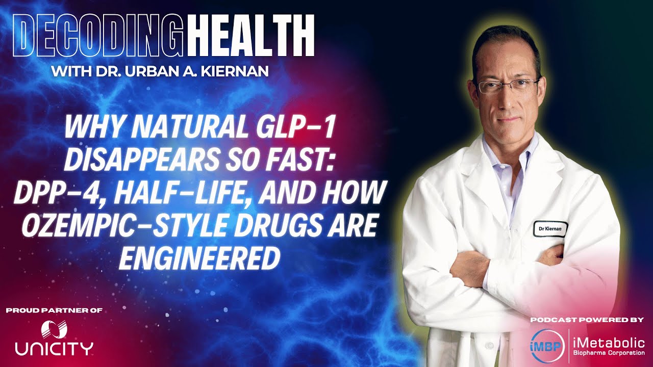 Why Natural GLP-1 Disappears So Fast: DPP-4, Half-Life, and How Ozempic-Style Drugs Are Engineered