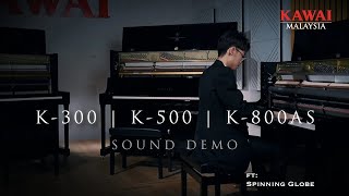 Spinning Globe (The Boy and The Heron) piano cover ft. Kawai K300 K500 K800 AS (Sound Demo)