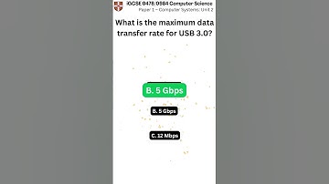 iGCSE Computer Science 0478 0984 Paper 1 Unit 2 q024 v1