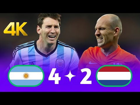 الأرجنتين هولندا نصف نهائي كأس العالم 2014 مباراة دراماتكية وجنون عصام الشوالي جودة عالية 4k