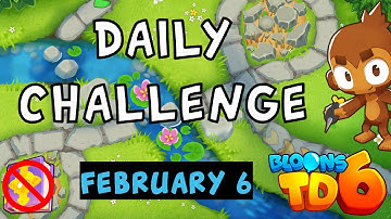 Bloons TD 6 Daily Challenge | Dart Monkey For The Win! | No MK No Powers | February 6 2024