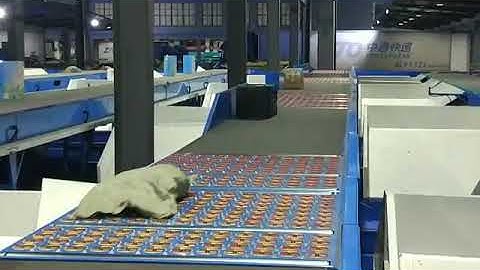 sorting conveyor for logistic industry