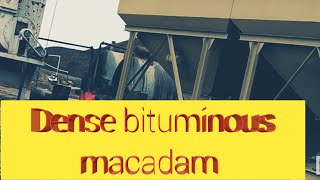 DBM (Dense bituminous macadam)  machine power plant on site..... | Kapil Sir |