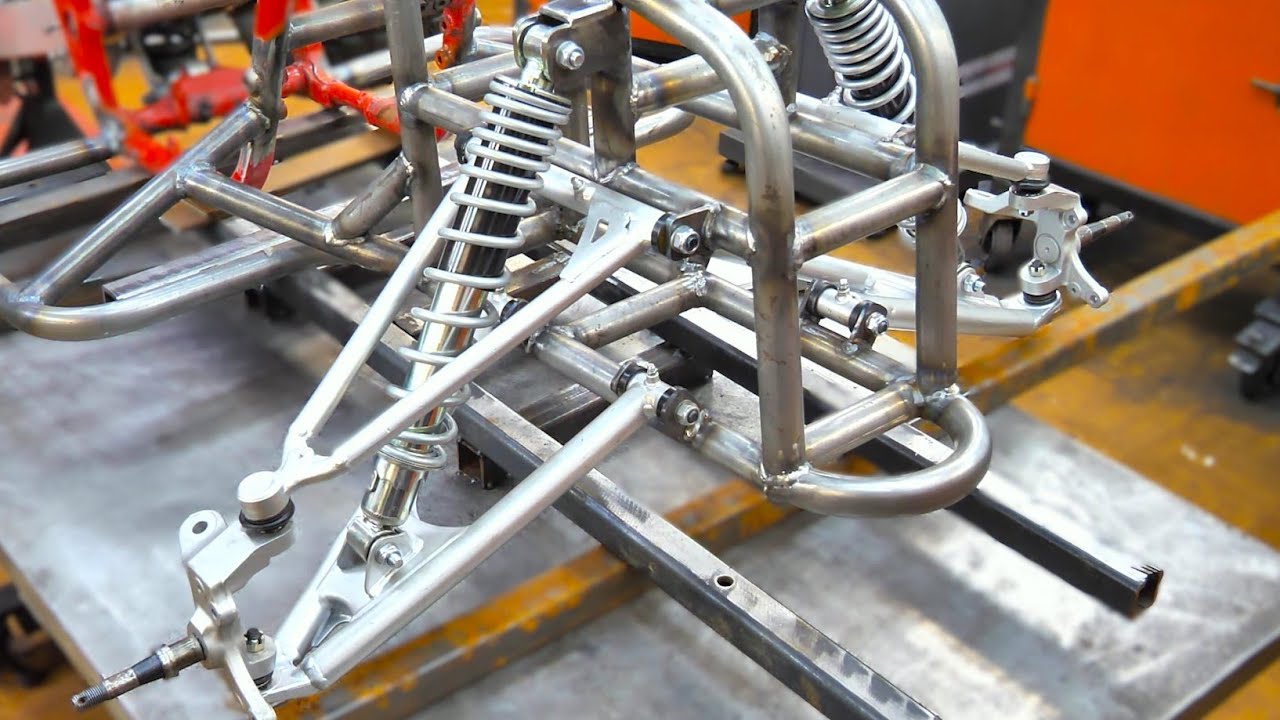 I Built Front Suspension – Extreme ATV/Quad from Suzuki GSF600cc – EP4