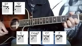 Video thumbnail of "SOMETHING GUITAR LESSON - How To Play Something By The Beatles"
