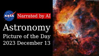 Apod 2023-12-13 - Deep Field The Heart Nebula Narrated By Salli