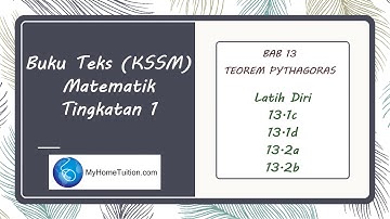 Mat Tingkatan 1 KSSM Bab 13 | Latih Diri 13.1c, Latih Diri 13.1d, Latih Diri 13.2a, Latih Diri 13.2b
