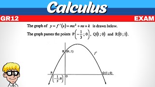 Calculus Grade 12 Exam Questions
