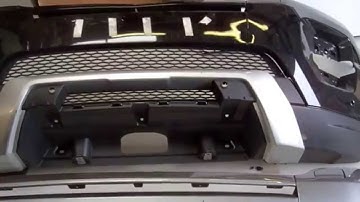 How to remove the front bumper trim on a Range Rover Evoque