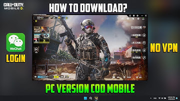 How to download PC COD Mobile - How to Login Chinese Version CODM
