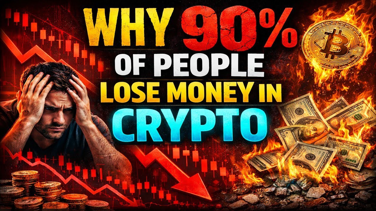 Why 90% of People Lose Money in Crypto (And How Smart Investors Don’t)