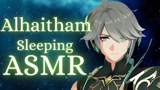 [M4A] Looks Like Someone Fell Asleep At Your Place Again~ [Genshin Impact Alhaitham Sleeping ASMR]