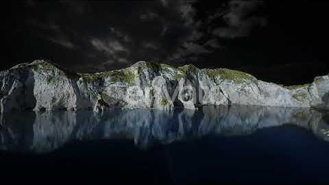Fjord with Dark Storm Clouds | Motion Graphics - Envato elements