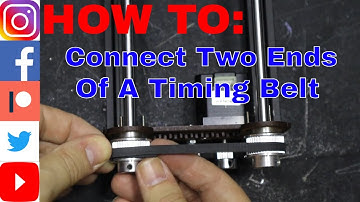 How To Connect Two Ends Of A Timing Belt Together - Super Simple