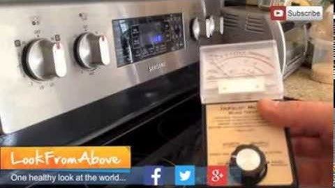 Electrical Stove EMF Measurement |  Is EMF Emission From Your Electric Safe?