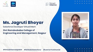 Testimonial | Salesforce Supported Virtual Internship Program 2024 | Learner Experience