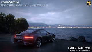 Porsche car compositing I Nuke