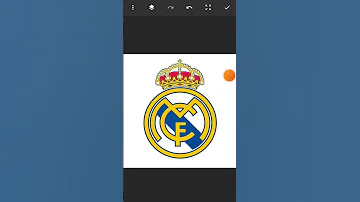 رسم شعار ريال مدريد 