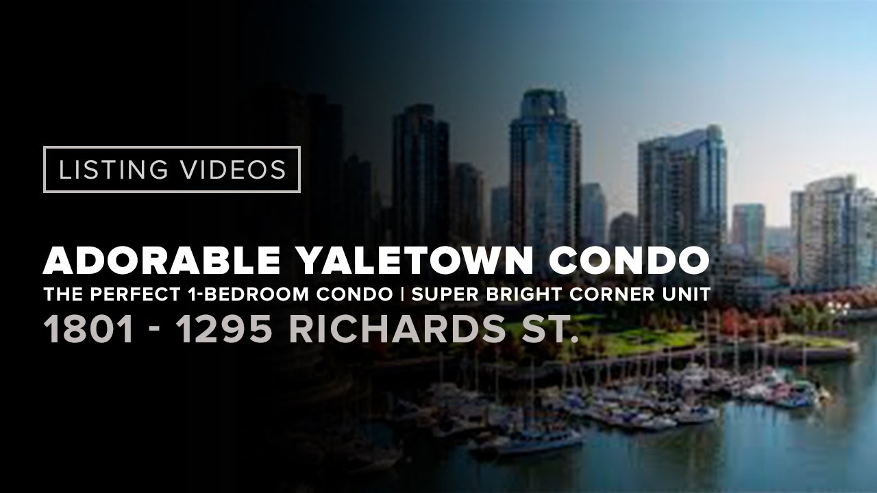 ADORABLE YALETOWN CONDO FOR SALE, NOW SOLD! OSCAR 1295 RICHARDS ST