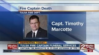 Firefighters from across the state expected to honor Tulsa fire captain at funeral Friday