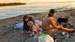 A Slow Evening Living in a 20 SQ FT Truck Camper as a family of 3