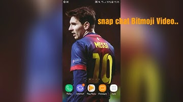 How to get 3D Bitmoji video On snapchat Urdu/hindi | snapchat bitmoji video tutorial.