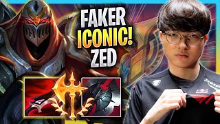 FAKER BRINGS BACK HIS ICONIC ZED - T1 Faker Plays Zed MID vs Cassiopeia | Season 2023