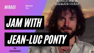 Jam with Jean-Luc Ponty "Mirage" Tempo BPM 94 - Dm  Backing track #jamwith jazz fusion