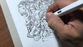 How to draw a machinery like me Sketches Art Works by JRynard Ep 37