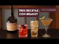 Tres Recetas con Brandy y/o Cognac