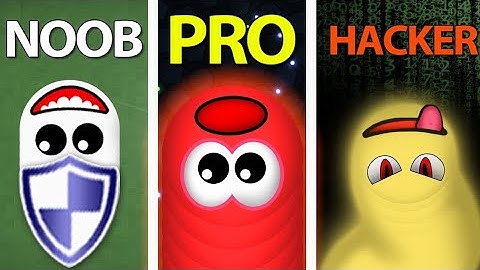worm zone io 🐍 noob vs pro vs hacker 😈 Playing worm zone ?