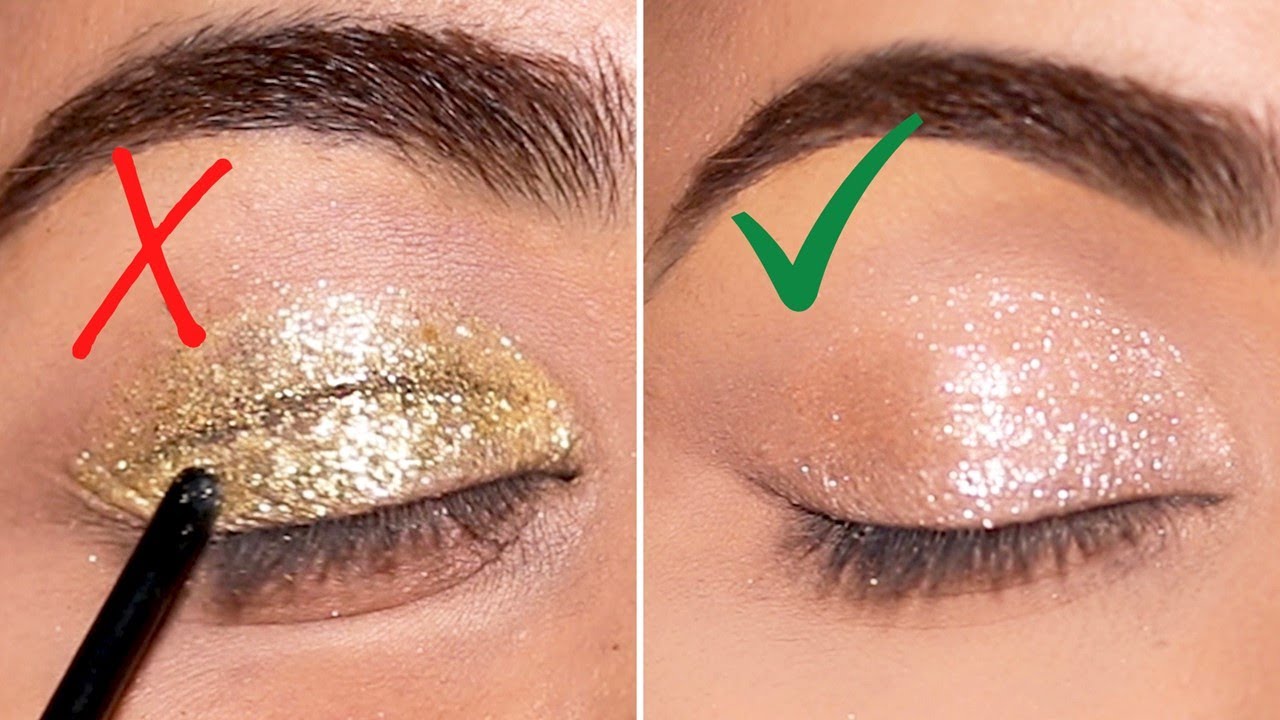 How to Wear Glitter on Your Face