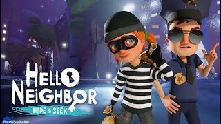 Cops and robbers in hello neighbour and robbed a bank 🏦