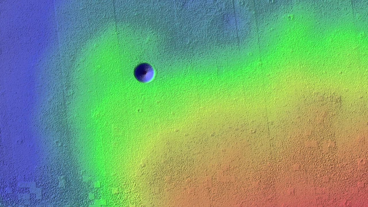 What could be inside the mysterious hole on Mars. How people will live on Mars. Photo.