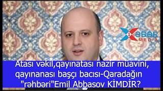 Atası Vəkil,Qayınatası Nazir Müavini,Qayınanası Başçı Bacısı-Qaradağın Rəhbəriemil Abbasov Ki̇mdi̇r?
