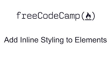Add Inline Styling to Elements - Data Visualization with D3 - Free Code Camp