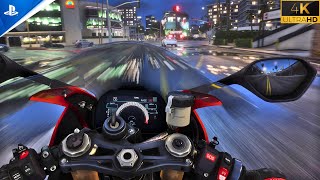 ⁴ᴷ⁶⁰ GTA 5: POV Ultra Realistic Motorbike Ride Gameplay! 2022 Ray Tracing RTX 3090 Graphics MOD