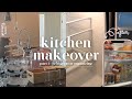 Kitchen makeover  part i  refrigerator organization whole foods haul  new glass containers