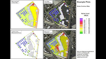 SoundPLAN Cartography Mapping Noise levels