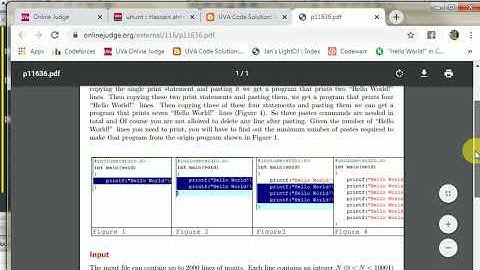 UVA problem solution "Hello world" problem number 11636