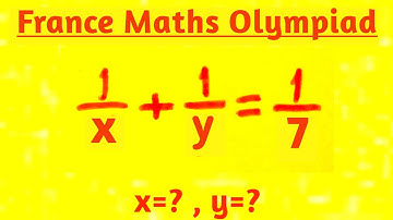 France Math Olympiad Question | Can You Solve? | @BDLogic