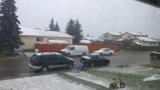 Calgary&#39;s early snowfall September 2014