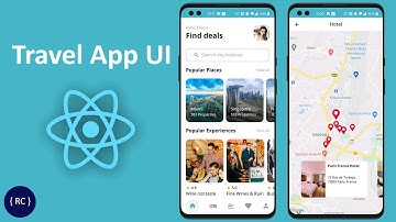 Travel and Tour App UI in React Native