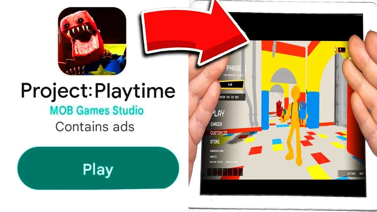 Stream Project Playtime Android APK - The Best Horror Game of 2023