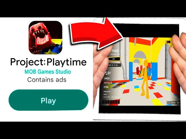 Project: Playtime MOBILE - Main Menu 