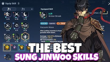 BEST SKILLS TO FOCUS ON FOR SUNG JINWOO! ANOTHER COLLAB! [Solo Leveling: Arise]